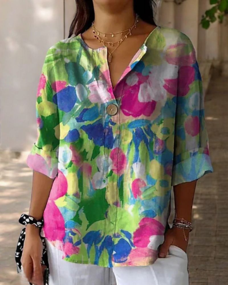 ISLIA - FLORAL BLOUSE