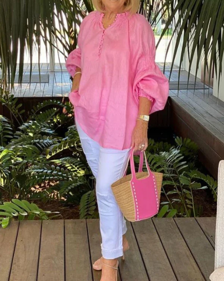 ABORE - COTTON & LINEN CASUAL BLOUSE
