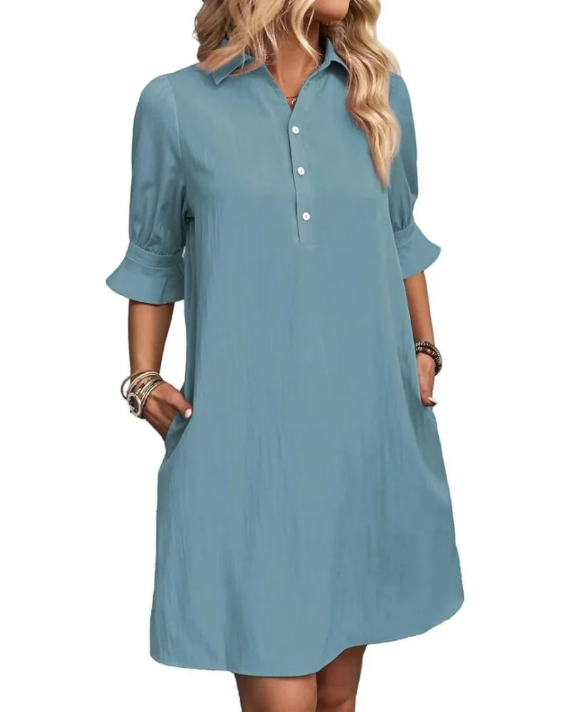 FRANCHESCA - Casual Shirt Dress