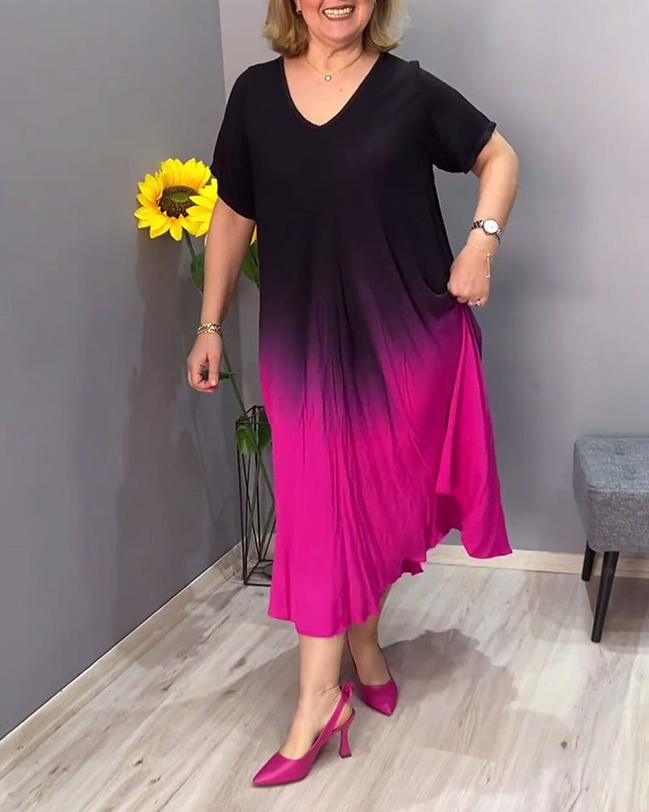 JOLIE - Boho Pleated Dress