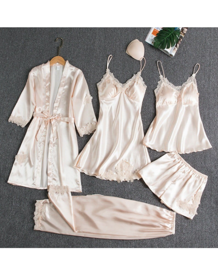 EVELANI - Women's 5-Piece Nightwear Set