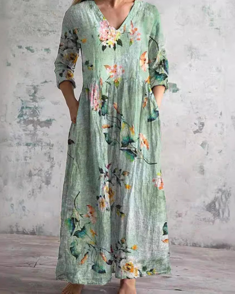 KHAREN - FLORAL GRACE DRESS