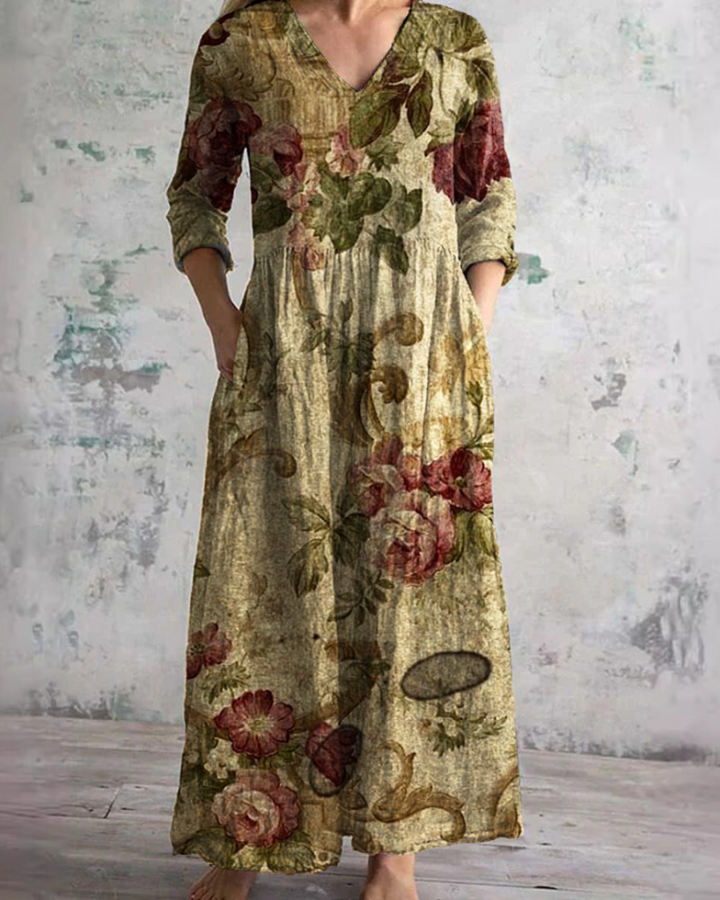 KHAREN - FLORAL GRACE DRESS