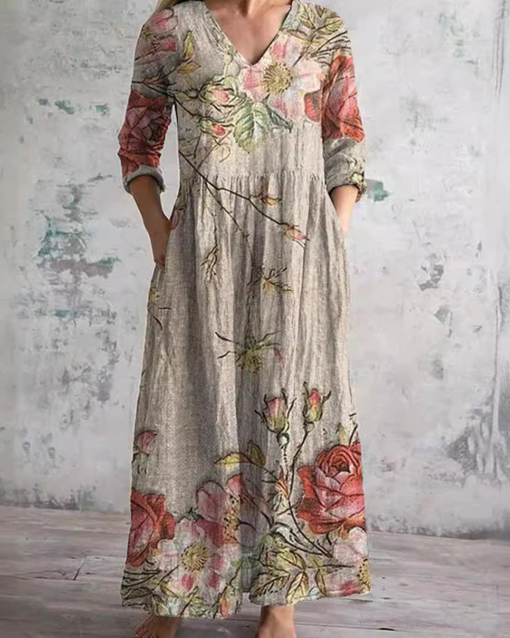 KHAREN - FLORAL GRACE DRESS