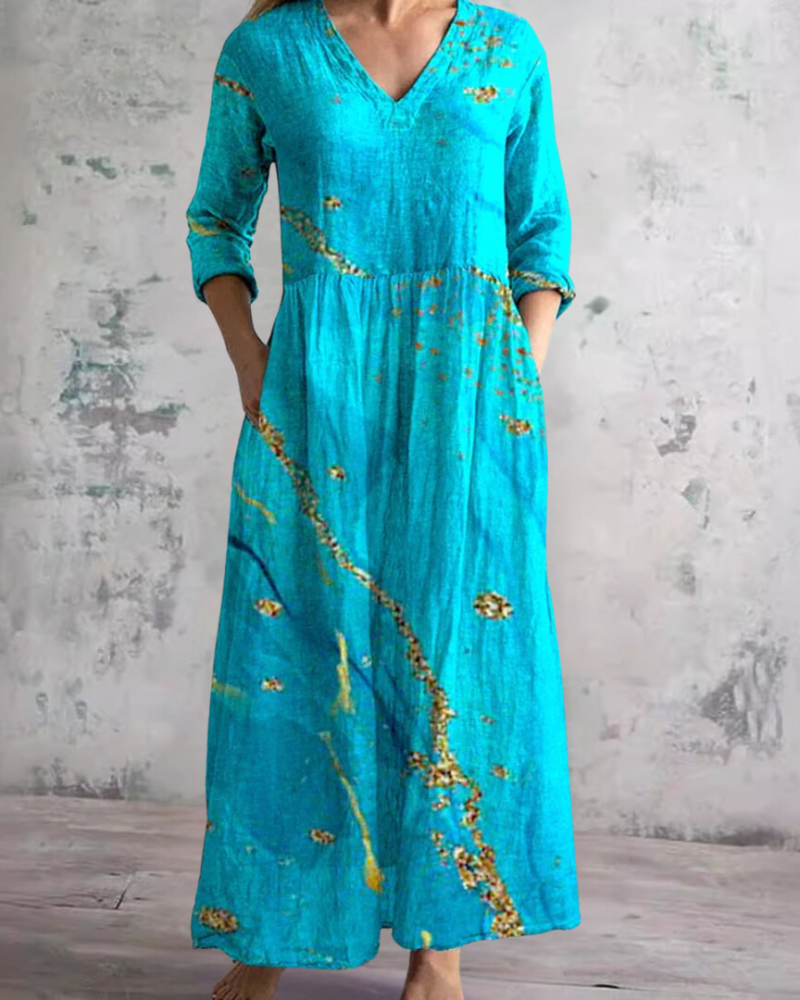 KHAREN - FLORAL GRACE DRESS