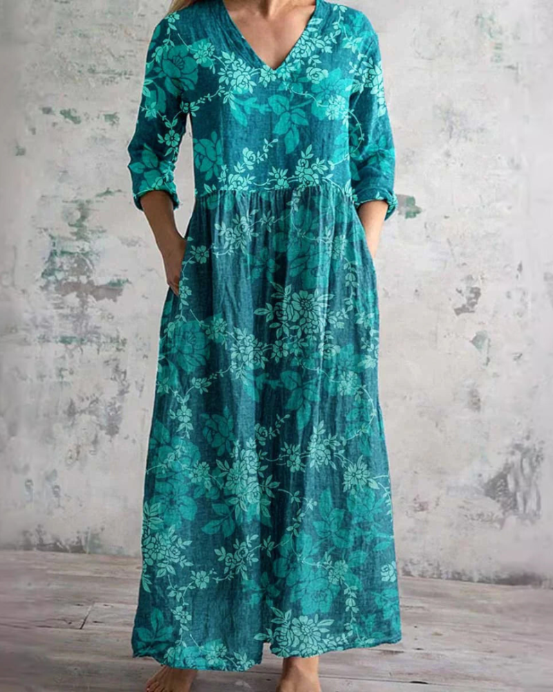 KHAREN - FLORAL GRACE DRESS