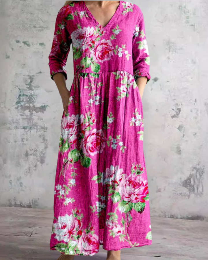 KHAREN - FLORAL GRACE DRESS
