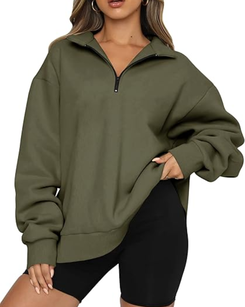 ANISE - HALF ZIP SWEATER