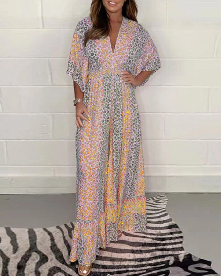 EARTHA - STYLISH FLORAL JUMPSUIT