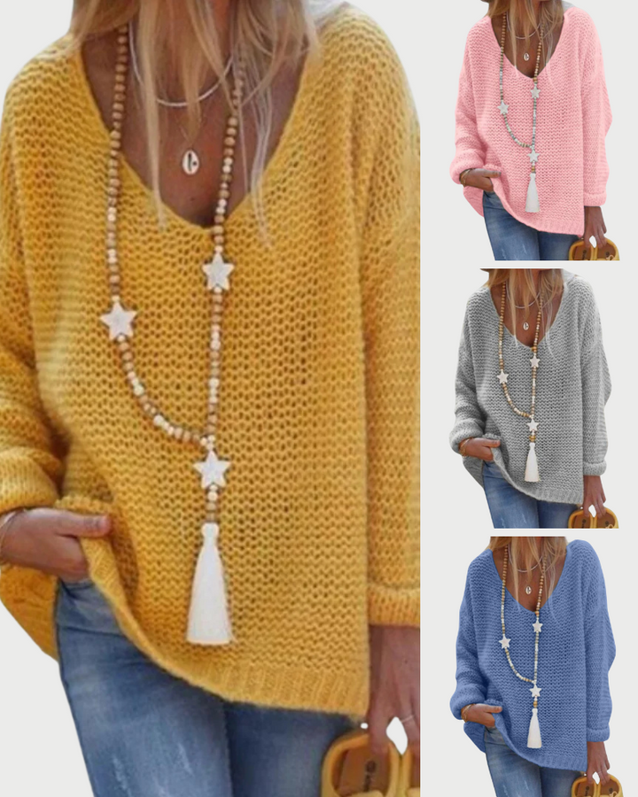 SAVAYA - BOHO KNITTED JUMPER