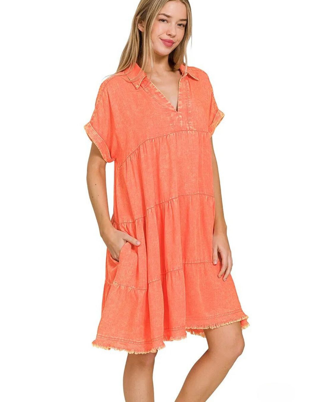 SALARI - Vintage Washed Denim Dress
