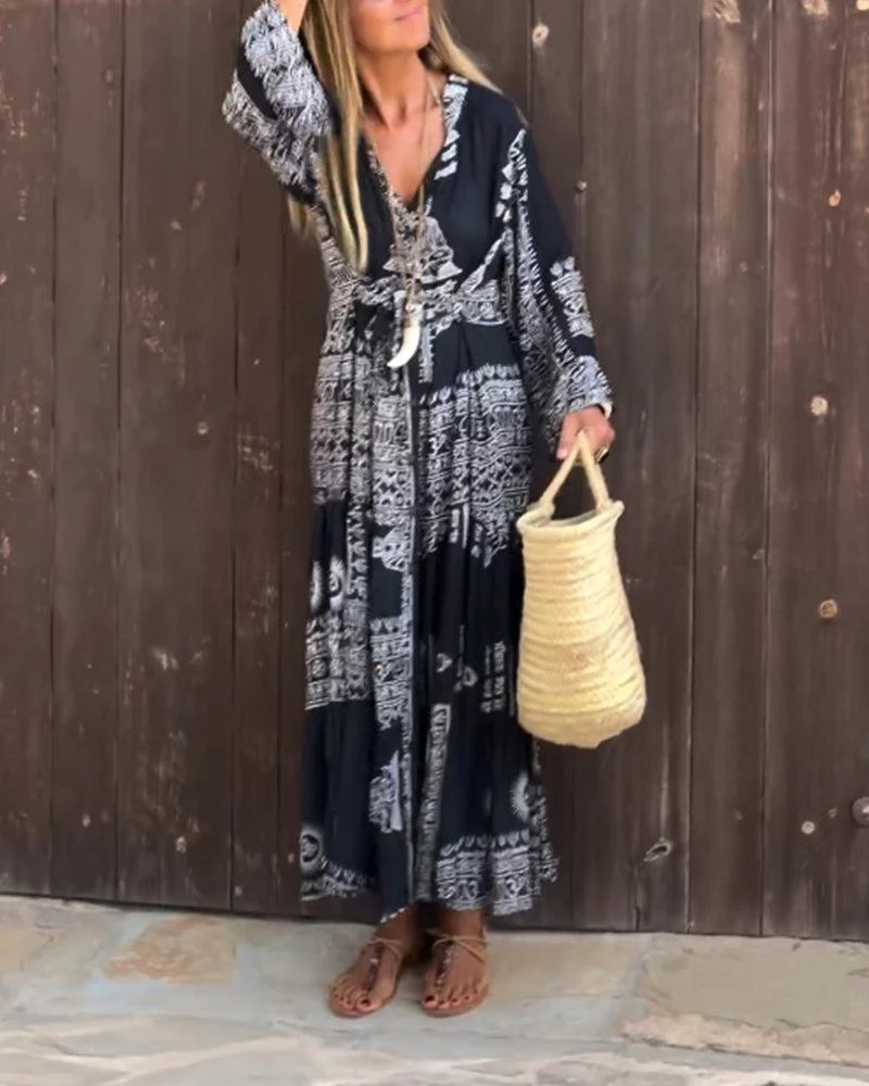 MAUREEN - Artistic Style Loose Dress
