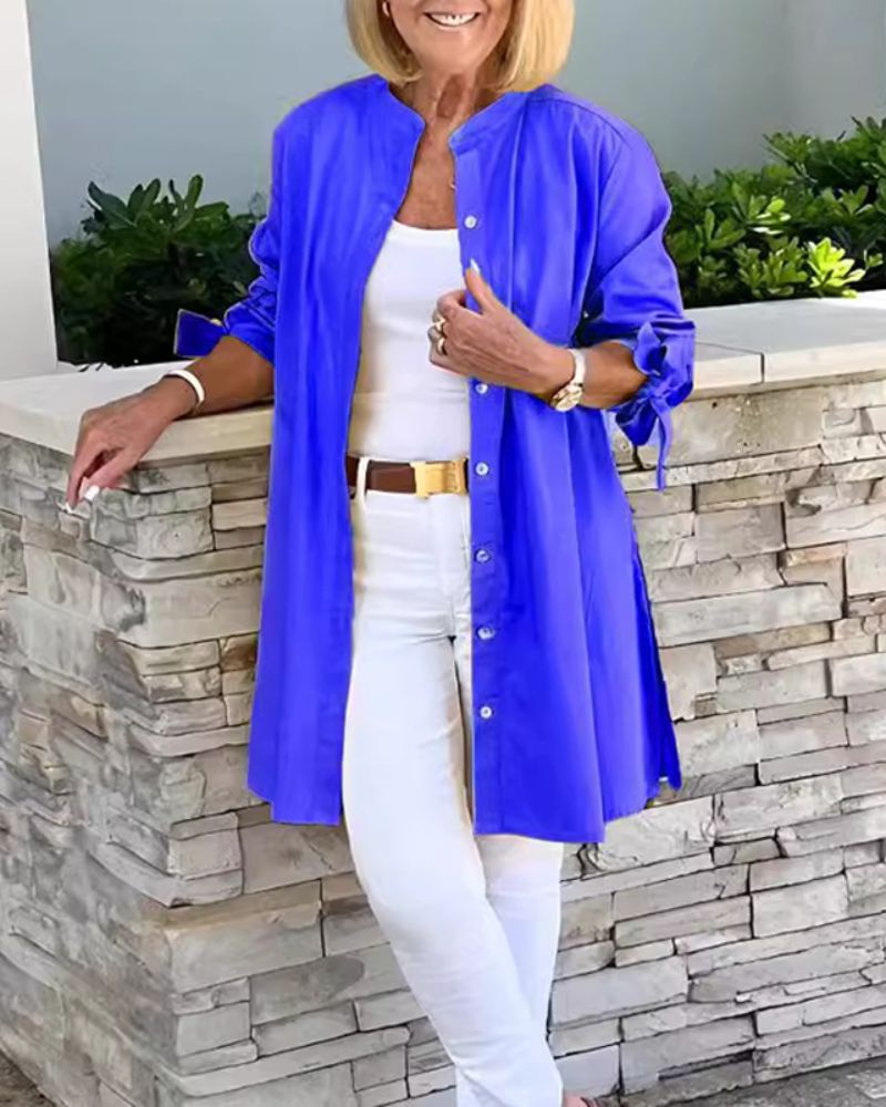 CHERISH - COTTON LINEN SHIRT